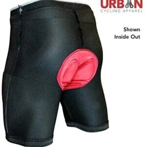 NEW URBAN CYCLING APPAREL PADDED CYCLING SHORTS 2 XL